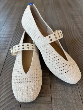 Rothy's The Max Buckle Mary Jane Flats Women's Size 10